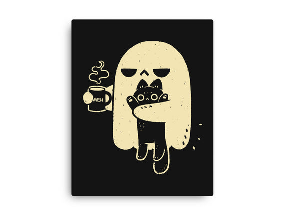 Cute Ghost Holding Cat