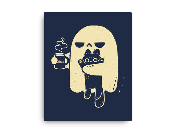 Cute Ghost Holding Cat