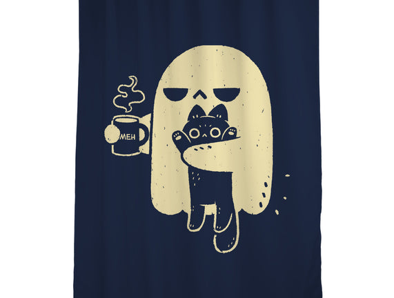 Cute Ghost Holding Cat