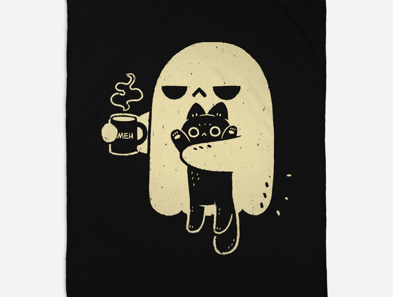 Cute Ghost Holding Cat