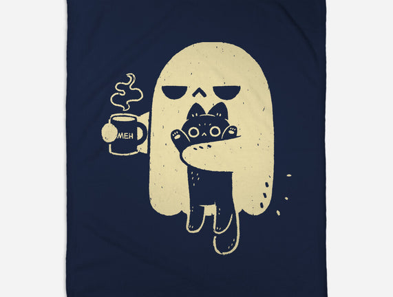 Cute Ghost Holding Cat