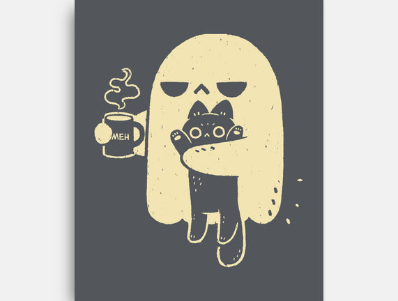 Cute Ghost Holding Cat