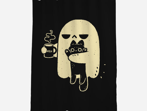 Cute Ghost Holding Cat