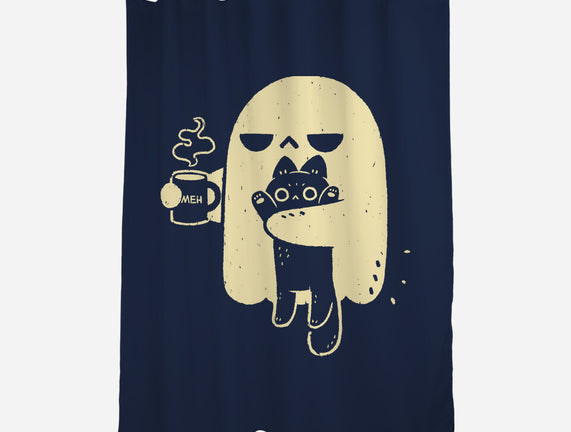 Cute Ghost Holding Cat