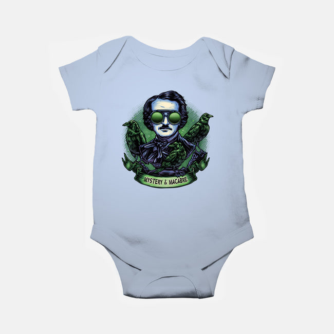 Mystery And Macabre-Baby-Basic-Onesie-glitchygorilla