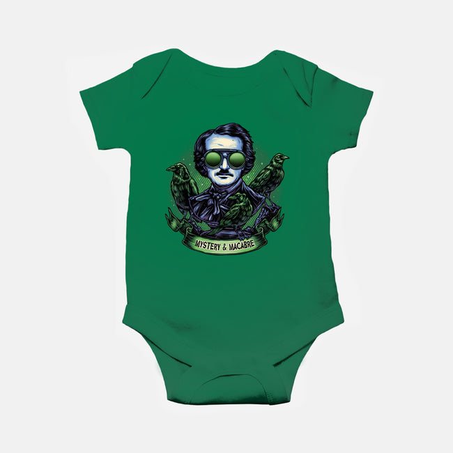 Mystery And Macabre-Baby-Basic-Onesie-glitchygorilla