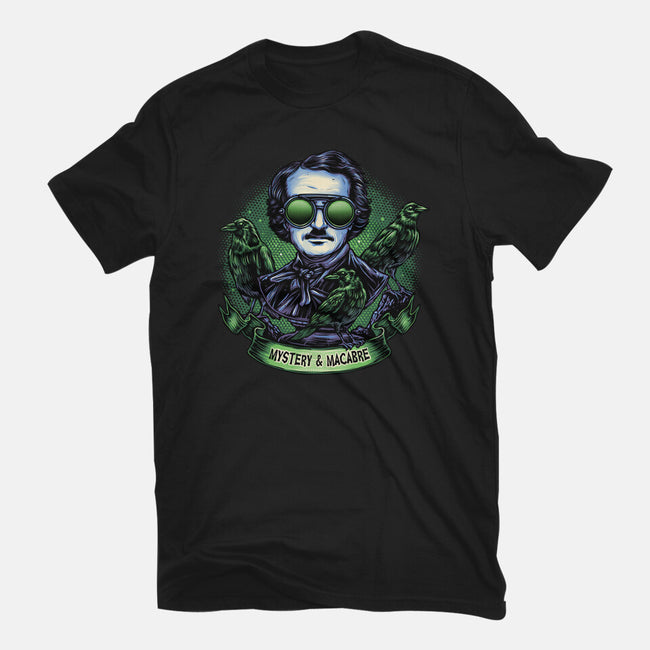 Mystery And Macabre-Womens-Basic-Tee-glitchygorilla