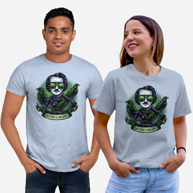 Mystery And Macabre-Unisex-Basic-Tee-glitchygorilla
