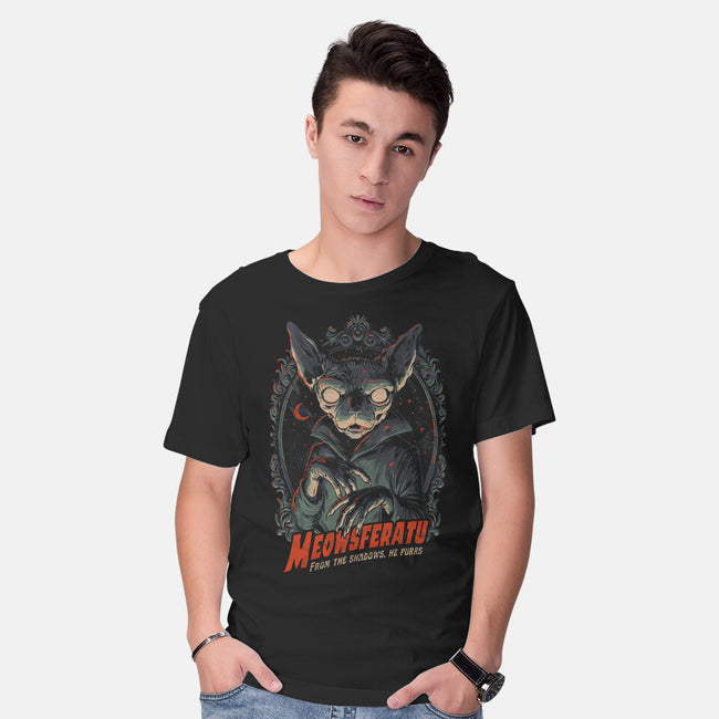Meowsferatu-Mens-Basic-Tee-eduely