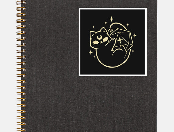 Cute Magical Black Cat D20