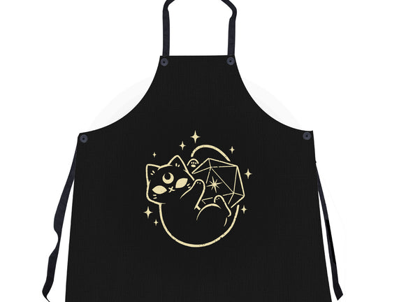 Cute Magical Black Cat D20
