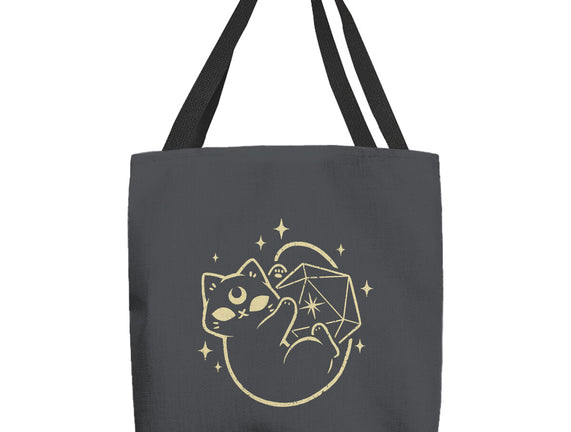 Cute Magical Black Cat D20