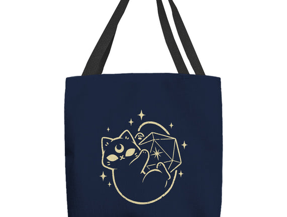 Cute Magical Black Cat D20