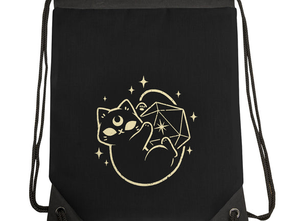 Cute Magical Black Cat D20