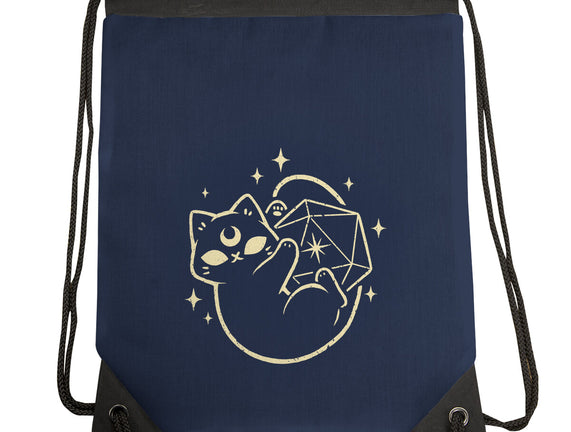 Cute Magical Black Cat D20
