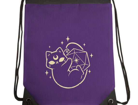 Cute Magical Black Cat D20