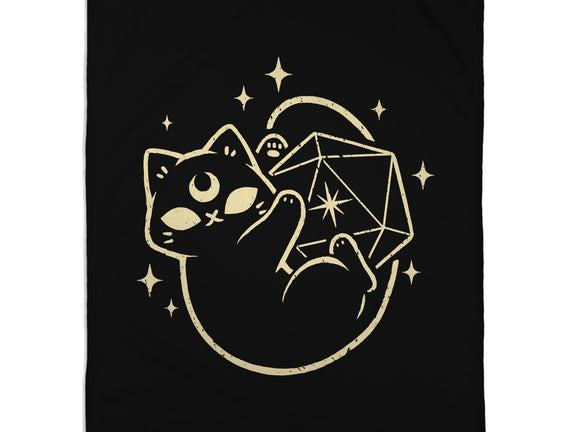 Cute Magical Black Cat D20