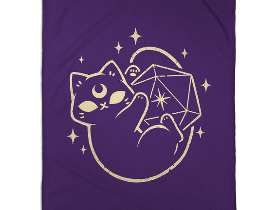 Cute Magical Black Cat D20