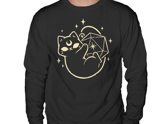 Cute Magical Black Cat D20