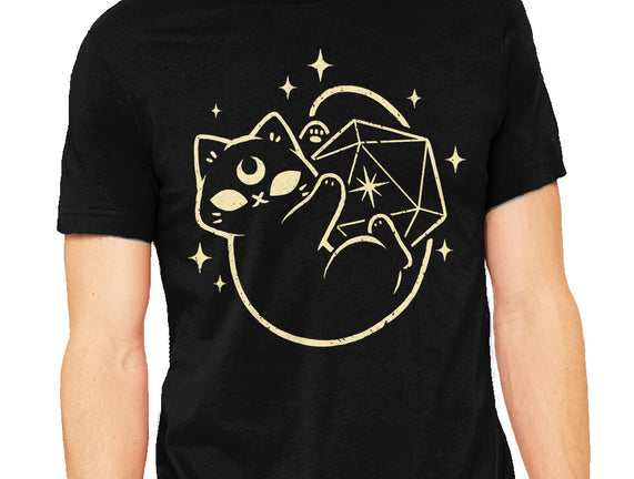 Cute Magical Black Cat D20