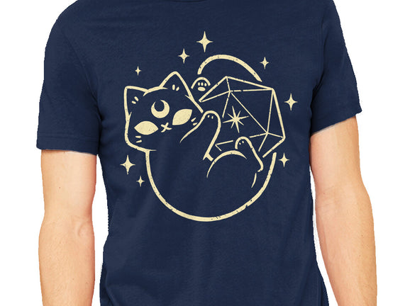 Cute Magical Black Cat D20
