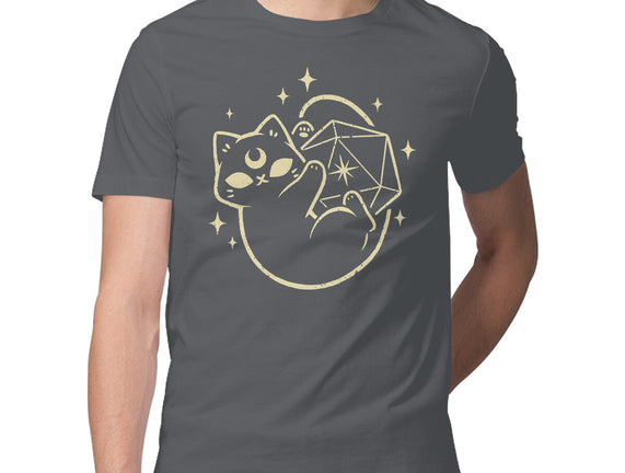Cute Magical Black Cat D20