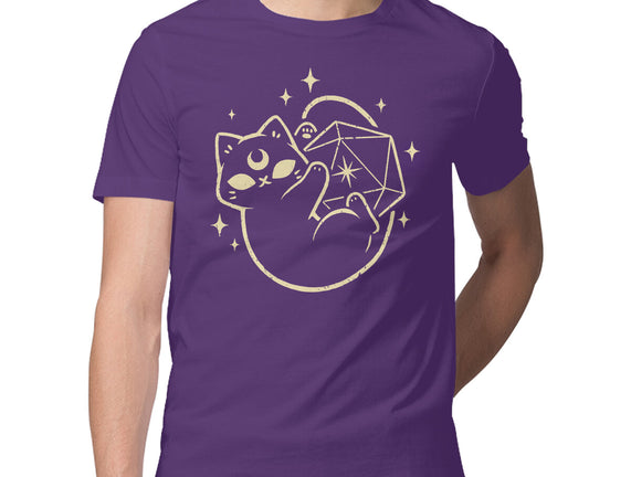 Cute Magical Black Cat D20