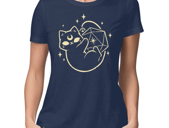 Cute Magical Black Cat D20