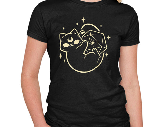 Cute Magical Black Cat D20