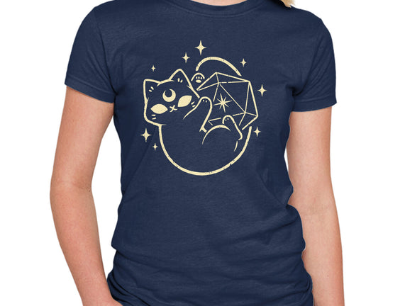 Cute Magical Black Cat D20