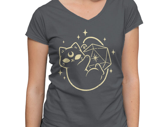 Cute Magical Black Cat D20