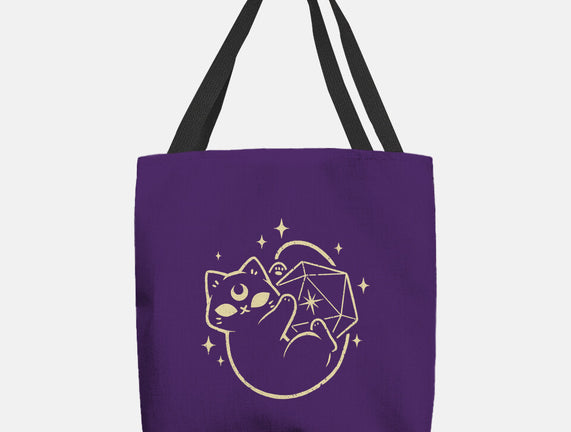 Cute Magical Black Cat D20