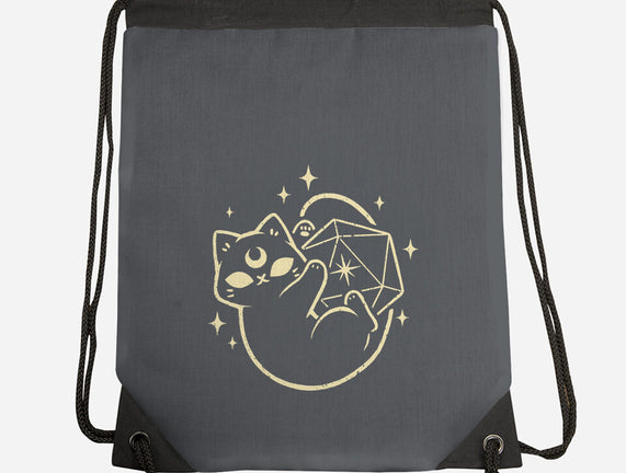 Cute Magical Black Cat D20