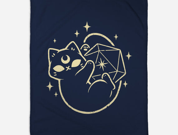 Cute Magical Black Cat D20