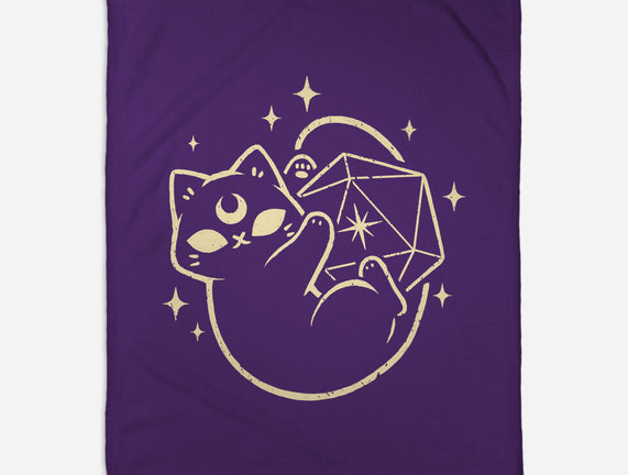 Cute Magical Black Cat D20