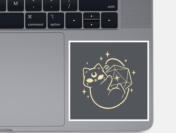 Cute Magical Black Cat D20
