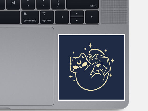 Cute Magical Black Cat D20