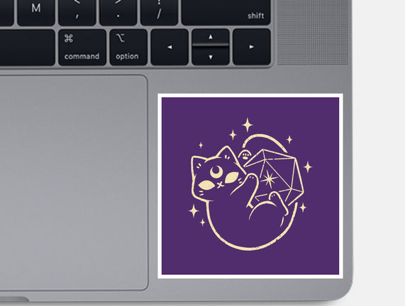 Cute Magical Black Cat D20