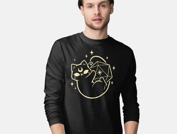 Cute Magical Black Cat D20