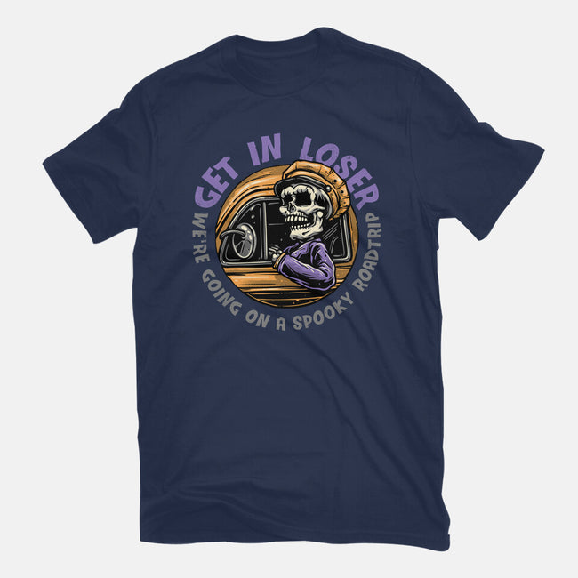 A Spooky Roadtrip-Womens-Basic-Tee-glitchygorilla