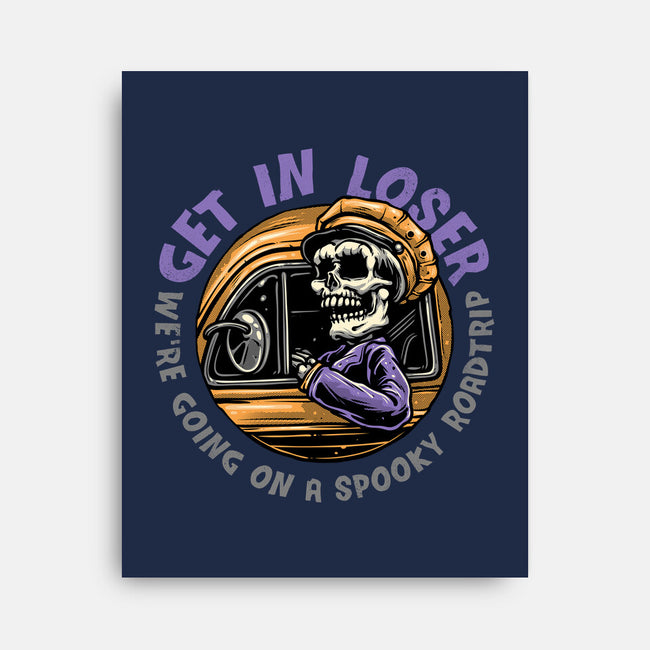 A Spooky Roadtrip-None-Stretched-Canvas-glitchygorilla