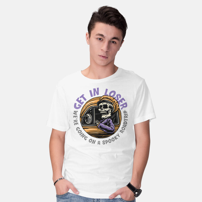 A Spooky Roadtrip-Mens-Basic-Tee-glitchygorilla