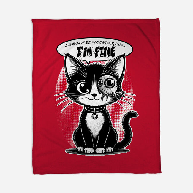 May Not Be In Control-None-Fleece-Blanket-palmstreet