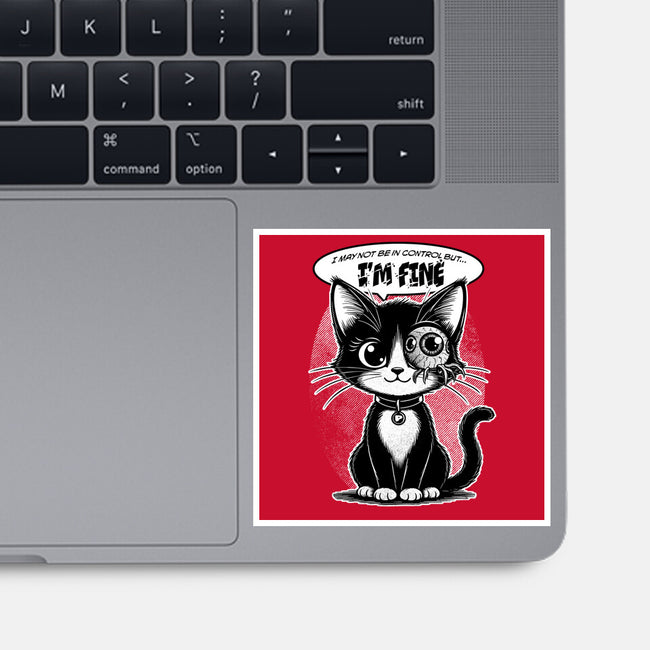 May Not Be In Control-None-Glossy-Sticker-palmstreet