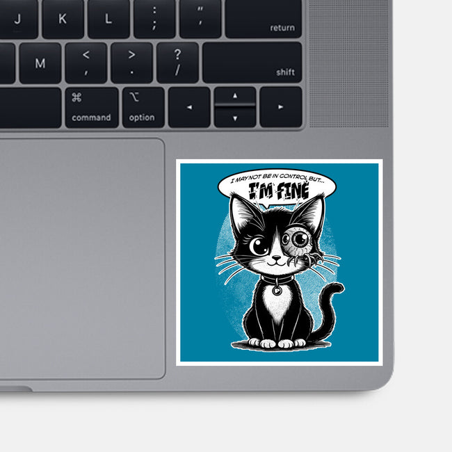 May Not Be In Control-None-Glossy-Sticker-palmstreet