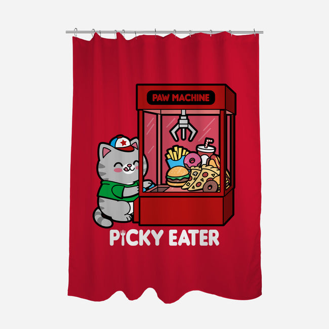 Picky Eater-None-Polyester-Shower Curtain-Boggs Nicolas