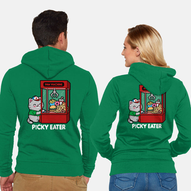 Picky Eater-Unisex-Zip-Up-Sweatshirt-Boggs Nicolas