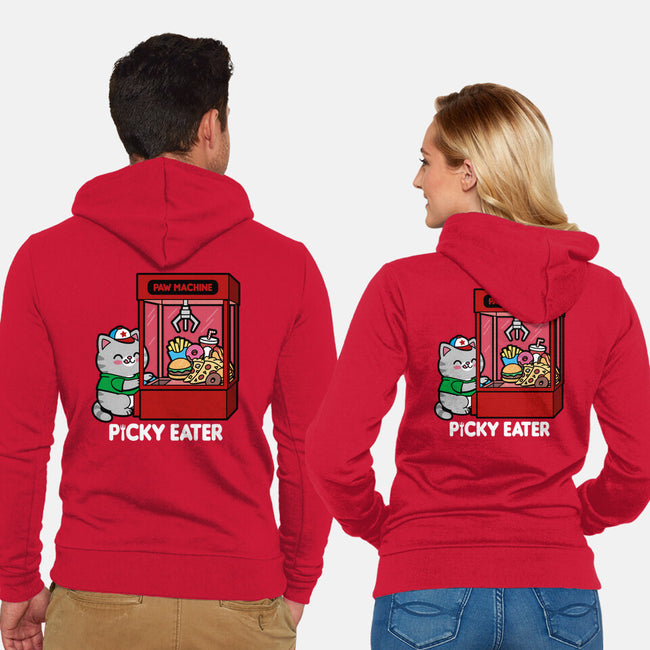Picky Eater-Unisex-Zip-Up-Sweatshirt-Boggs Nicolas