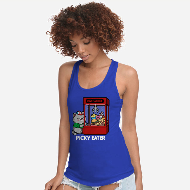 Picky Eater-Womens-Racerback-Tank-Boggs Nicolas