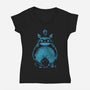 The Forest Friends-Womens-V-Neck-Tee-kharmazero